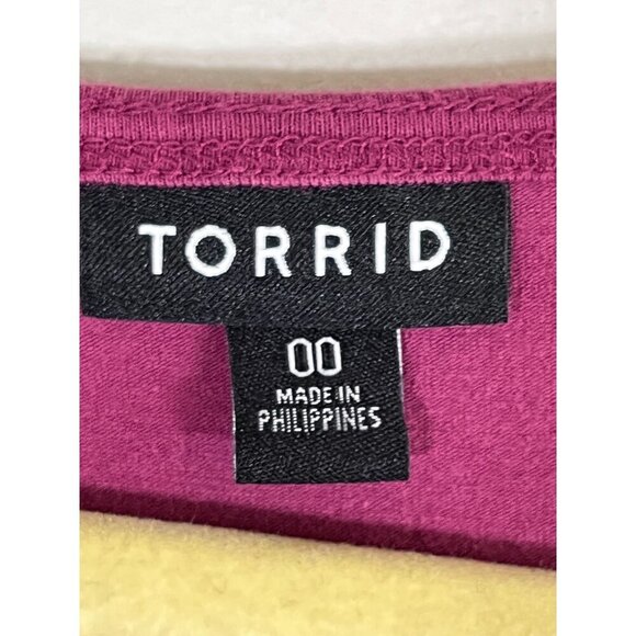 Torrid Top Women 10 Pink Active Capsule Neutral Yoga Stretch Minimalist 80s Soft - Picture 2 of 10